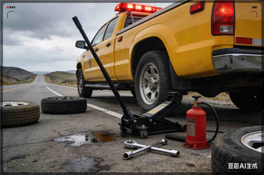 台儿庄区爆胎道路救援-汽车换轮胎